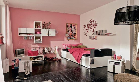 Cool Pink Girls Teen Room Designs by Hulsta[1]