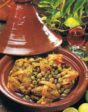 tajine poulet citron