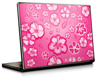 laptop skin flower pink A
